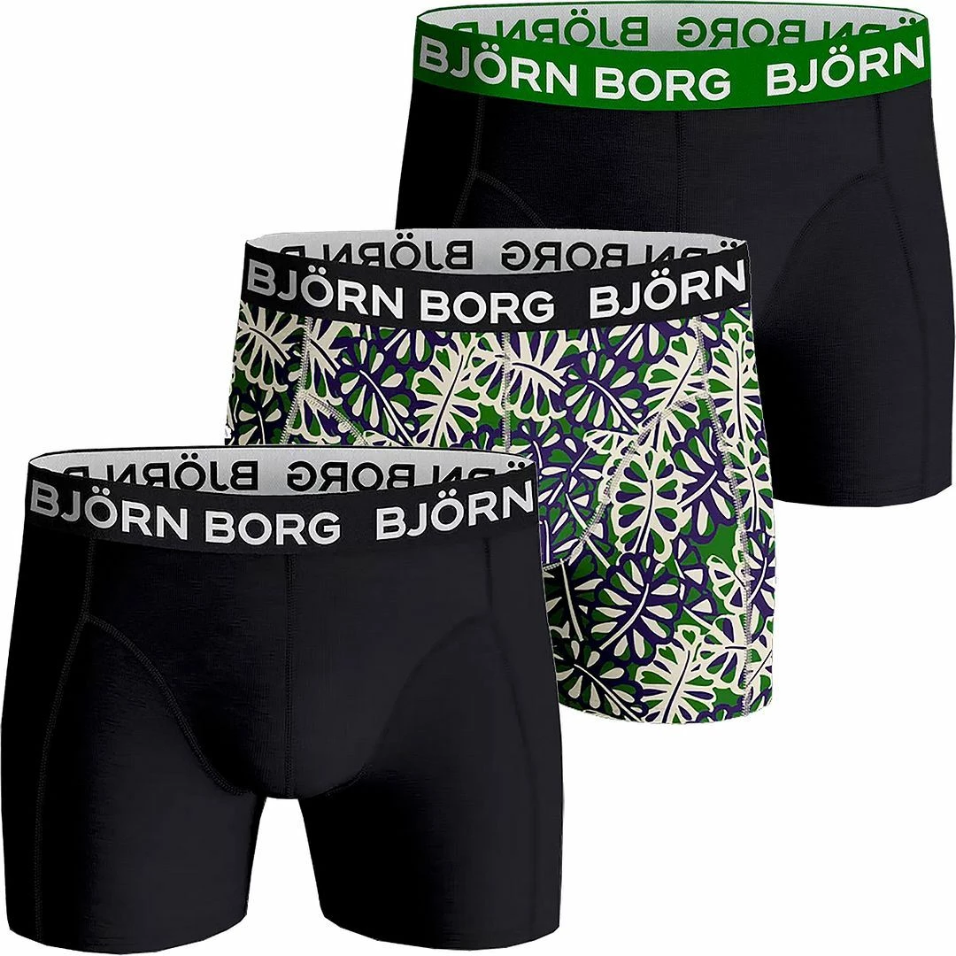 Bjorn Borg Mens Cotton Stretch Shorts Boxer Briefs Underwear Many Choices 3-PACK - Image 2