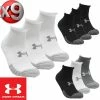 Under Armour HeatGear Locut Anti-Odor Arch Support Training Socks Pack Of 9
