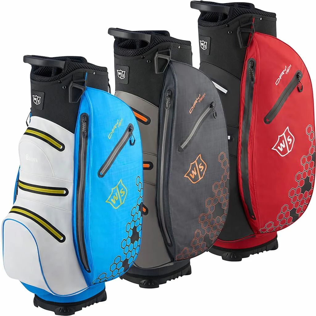Wilson Golf Wilson Staff Golf Dry Tech II Mens Waterproof Cart Bag 14 Way Divider - Image 2