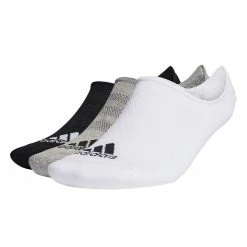 ADIDAS Golf Mens Low-Cut Sports Gym Running Socks - Pack Of 3