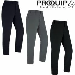 Proquip Golf Mens Pro Tech Winter Tech Waterproof Thermal Pants Golf Trousers