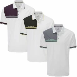 Stuburt Mens Dri-Back Sport Gilford Short Sleeve Golf Polo Shirt