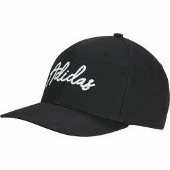 ADIDAS Golf Script Curved Snapback Adjustable Mens Golf Cap Hat