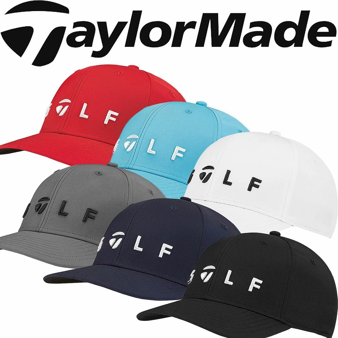 TaylorMade Golf Mens Performance Lifestyle Adjustable Golf Cap Hat
