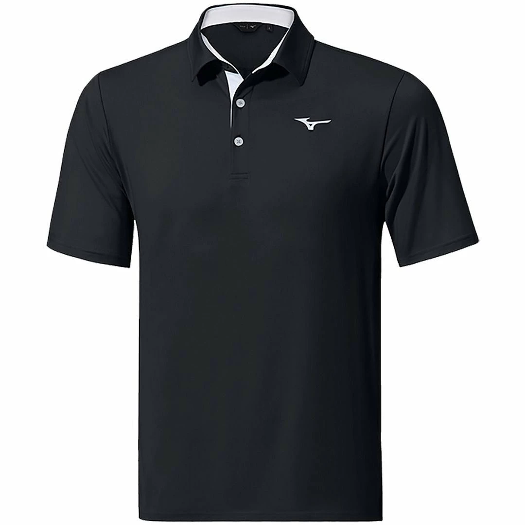 Mizuno Golf Mens Quick Dry Comp Stretch Golf Polo Shirt - Image 2