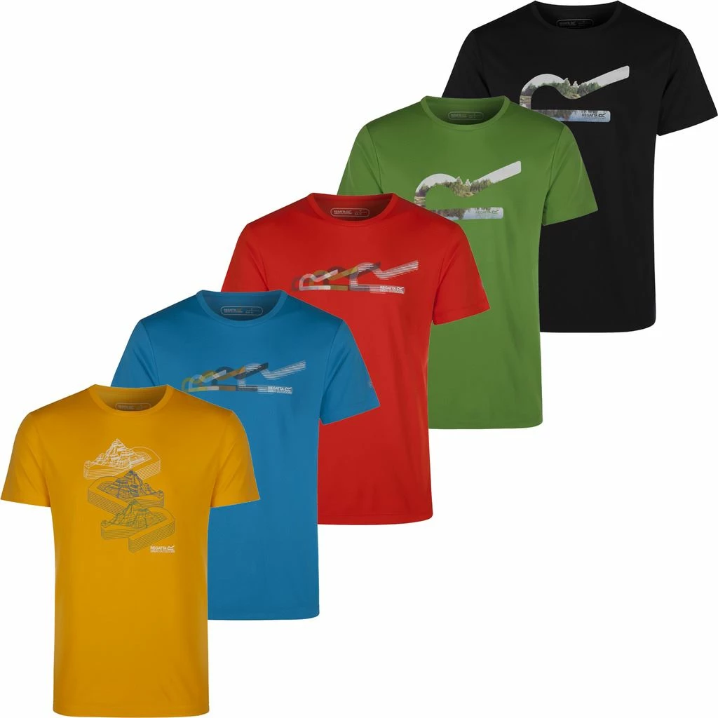 Regatta Fingal Performance Training Short Sleeve Tee Mens Sports T-Shirt - Image 2