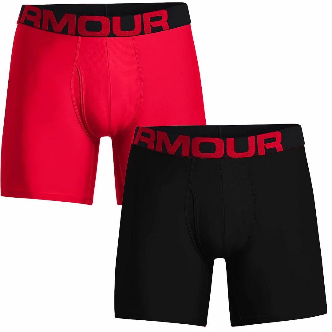Under Armour Mens UA Tech 6" Soft Comfort Stretch BoxerJock Underwear 2-Pack - Image 7