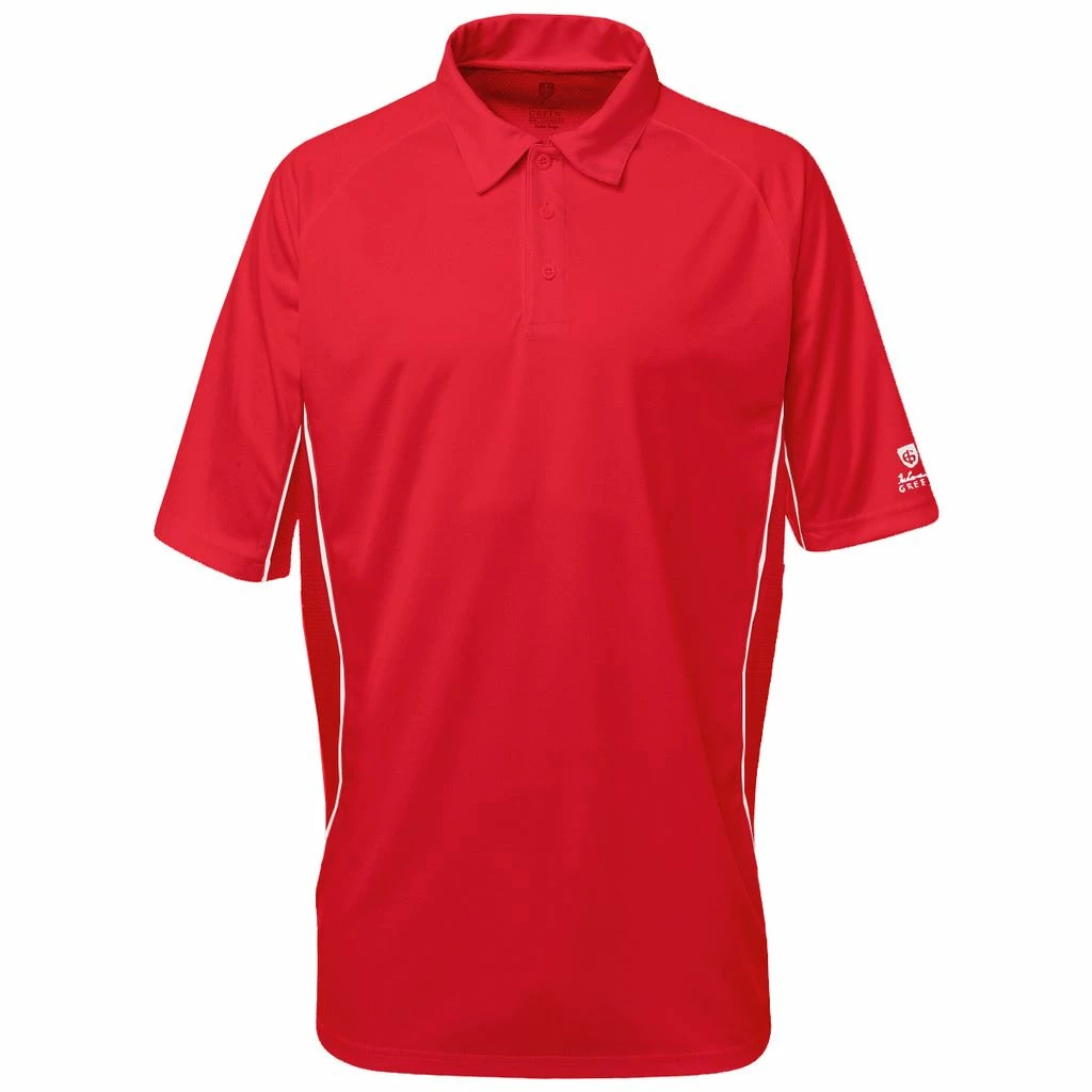Island Green Essential Cool Pass Logo Sleeve Performance Mens Golf Polo Shirt - Image 5
